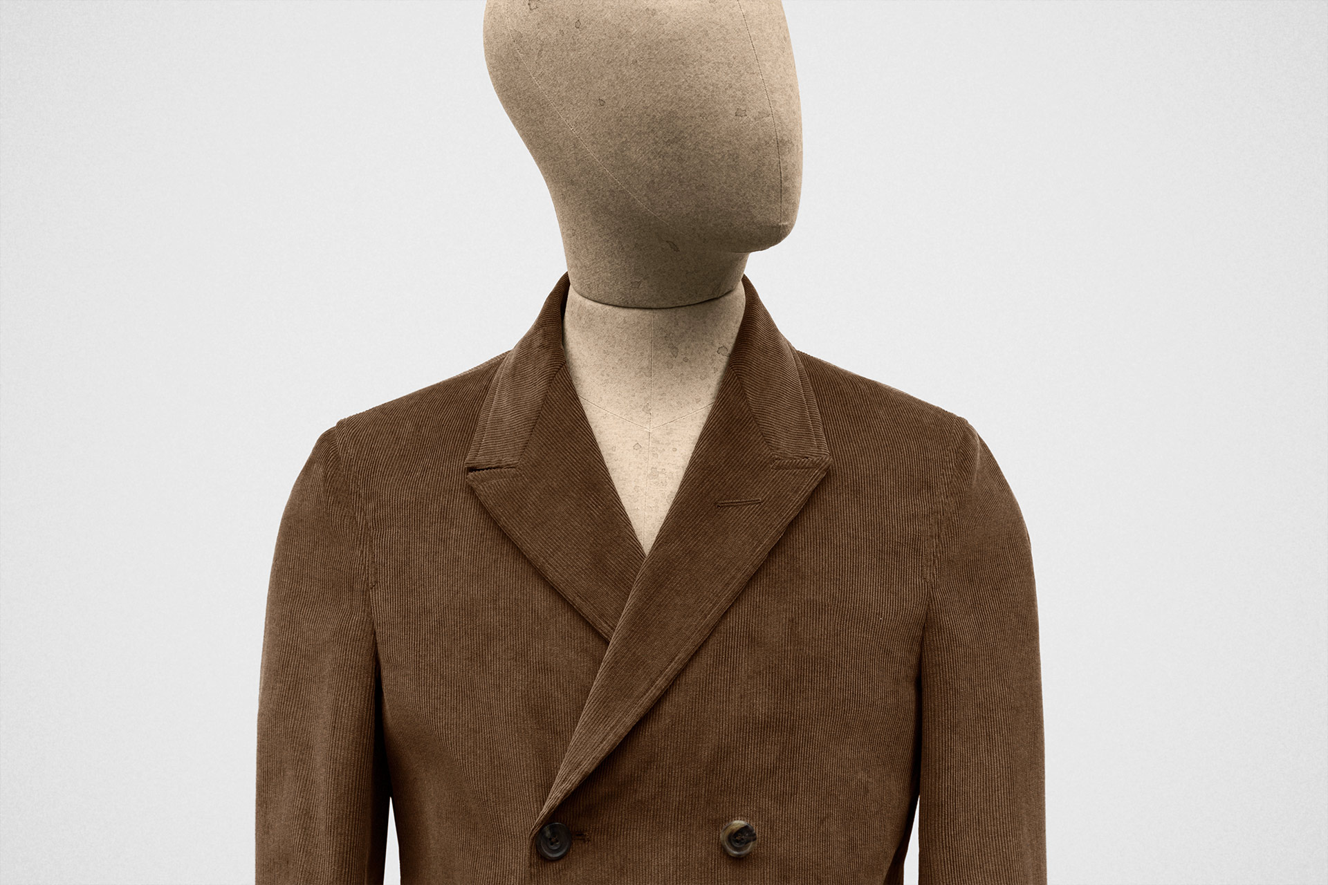 DB jacket in corduroy in cedar — S.E.H Kelly